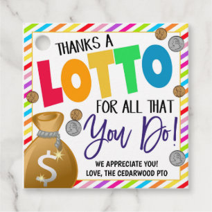 Étiquettes Cadeau Balise Cadeau de loterie