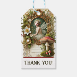 Étiquettes-cadeau Balise cadeau de Merci de fée enchantée