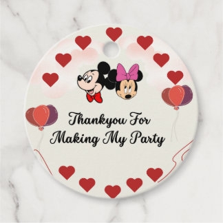 Étiquettes Cadeau Balise cadeau de mignonne Mickey
