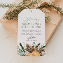 Balise Cadeau de Noël de Noël de Potpourri