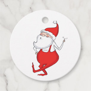 Étiquettes Cadeau Balise Cadeau de Noël du Père Noël
