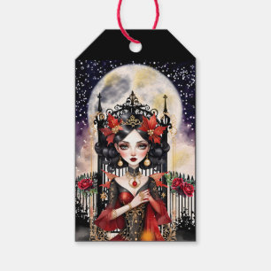 Étiquettes-cadeau Balise cadeau de Noël enchantant Goth Fairy