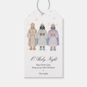 Étiquettes-cadeau Balise cadeau de Noël Nativité Trois hommes sages