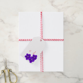 Étiquettes-cadeau Balise cadeau de Noël pour violet africain