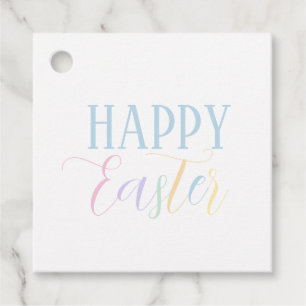 Étiquettes Cadeau Balise cadeau de Pâques Bunny Panier de vacances