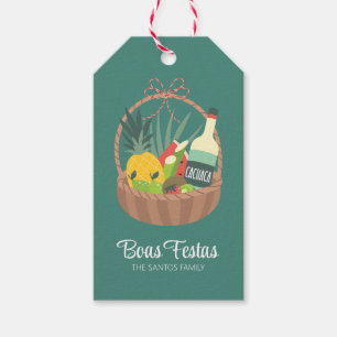 Étiquettes-cadeau Balise cadeau de recette Caipirinha