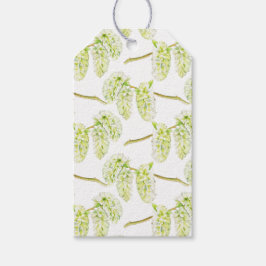 Étiquettes-cadeau Balise cadeau de saule vert de printemps