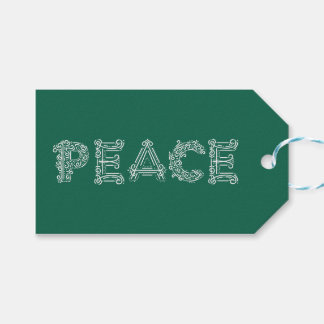 Étiquettes-cadeau Balise cadeau de vacances Peace