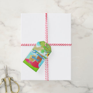 Étiquettes-cadeau Balise Cadeau de vue de rêve