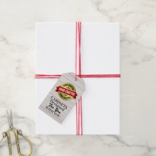Étiquettes-cadeau Balise cadeau d'entreprise artisanale