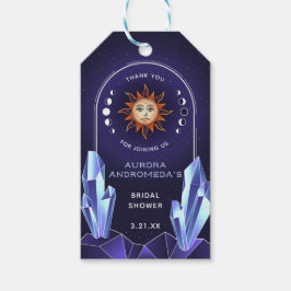 Étiquettes-cadeau Balise cadeau d'événement Mystic Sun