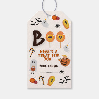 Étiquettes-cadeau Balise cadeau d'Halloween, Balise cadeau d'anniver