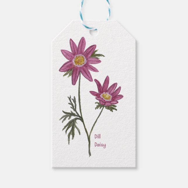 Étiquettes-cadeau Balise cadeau Dill Daisy (Devant)