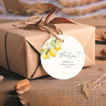 Balise cadeau Fête des mariées Citron vert
