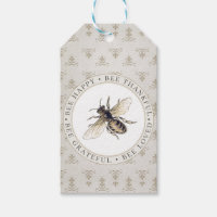 Balise Cadeau Fleur De Lis Élégant Miel Abeille Gr