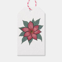 Balise cadeau floral élégant et joyeux