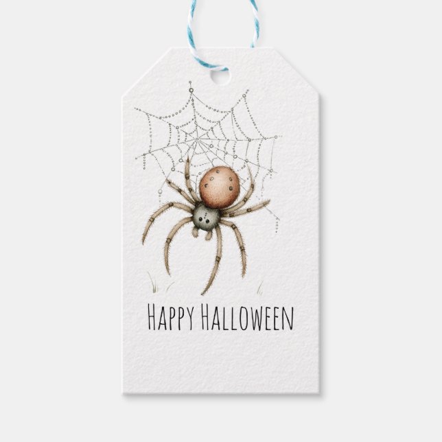 Étiquettes-cadeau Balise cadeau Halloween (Devant)