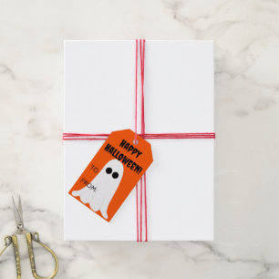 Étiquettes-cadeau Balise cadeau Happy Halloween