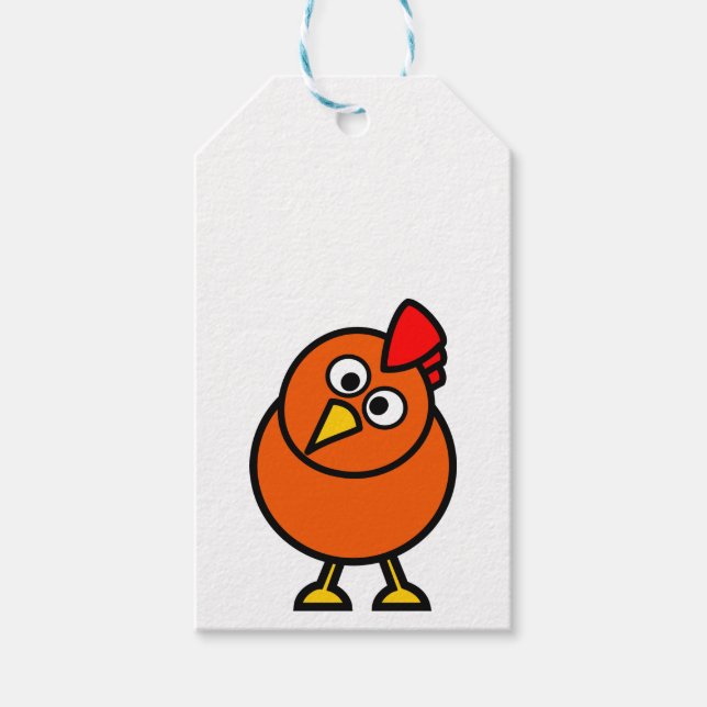 Étiquettes-cadeau Balise cadeau Hen (Devant)