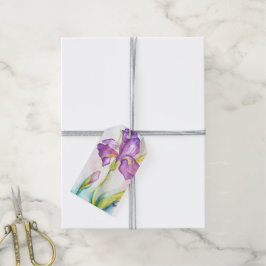 Étiquettes-cadeau Balise Cadeau Iris Violet