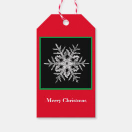 Étiquettes-cadeau Balise cadeau Joyeux Noël Bentley Snowflake