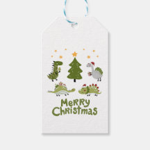 Balise cadeau 'Joyeux Noël' de Dinosaur