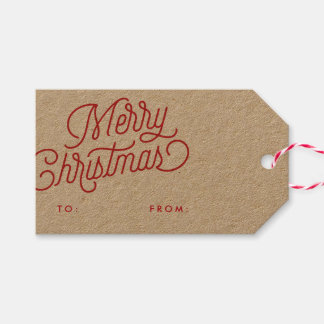 Étiquettes-cadeau Balise cadeau Joyeux Noël Script