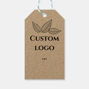 Étiquettes-cadeau Balise cadeau logo personnalisé, remplacez votre l