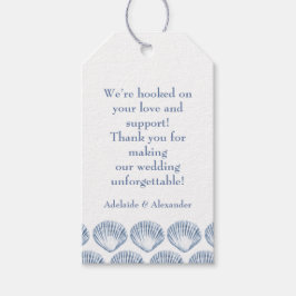 Étiquettes-cadeau Balise Cadeau Mariage Côte Bleue