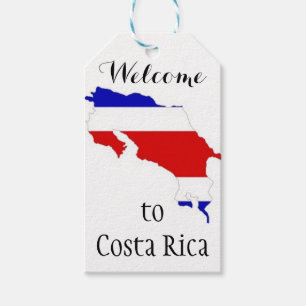 Étiquettes-cadeau Balise Cadeau Mariage Destination Costa Rica