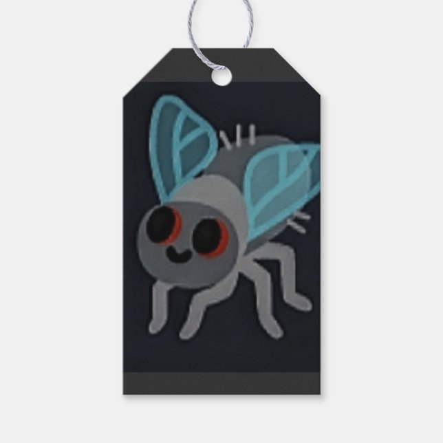 Étiquettes-cadeau Balise cadeau Mascotte volante (Devant)