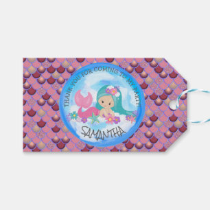 Étiquettes-cadeau Balise cadeau Merci de balancier rose violet de me