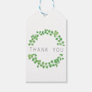 Étiquettes-cadeau Balise cadeau Merci vert pour Baby shower Mariage