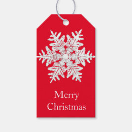 Étiquettes-cadeau Balise cadeau MERRY CHRISTMAS BENTLEY SNOWFLAKE