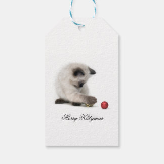 Étiquettes-cadeau Balise cadeau Merry Kittymas