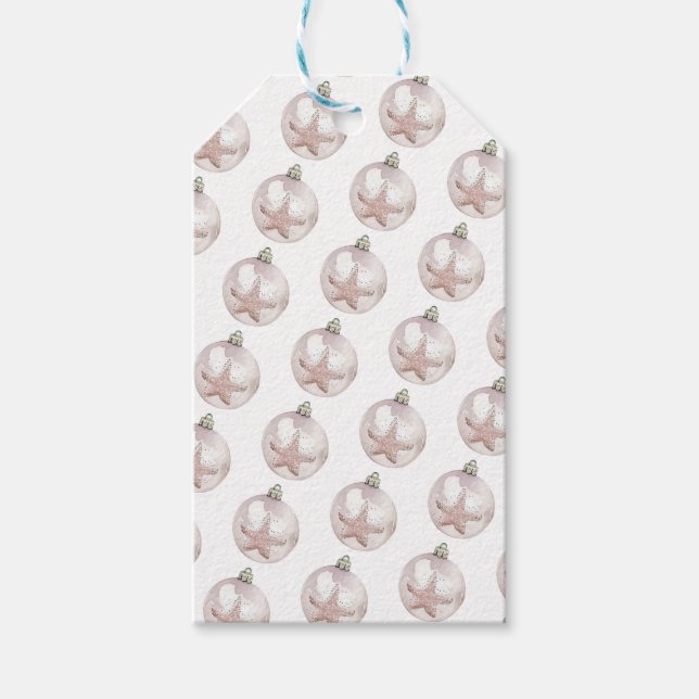 Étiquettes-cadeau Balise cadeau Motif Rose Sea Star (Devant)