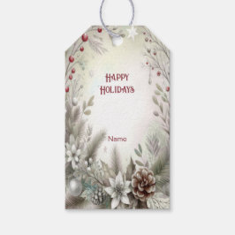 Étiquettes-cadeau Balise cadeau Noël hiver