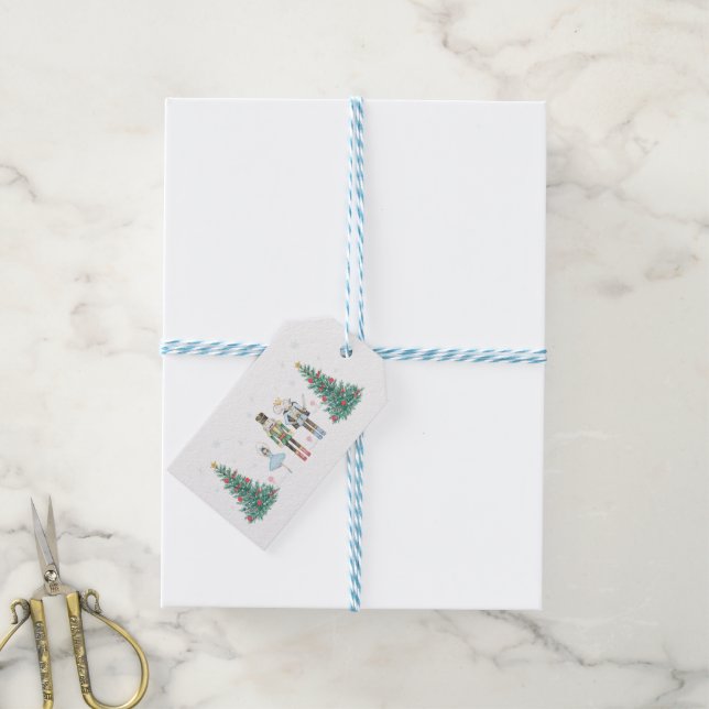 Étiquettes-cadeau Balise cadeau Nutcracker (Avec de laficelle)