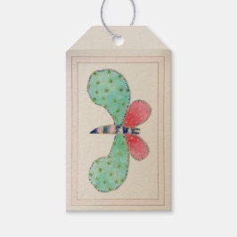 Étiquettes-cadeau Balise Cadeau Papillon Dotty