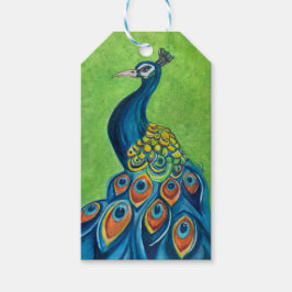 Étiquettes-cadeau Balise cadeau Peacock