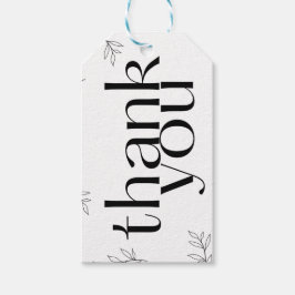 Étiquettes-cadeau Balise cadeau personnalisée, message Merci