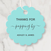 Balise cadeau Popping By Mariage Popcorn