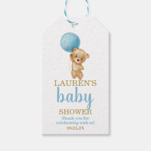 Étiquettes-cadeau Balise cadeau pour Baby shower bébé Teddy Bear