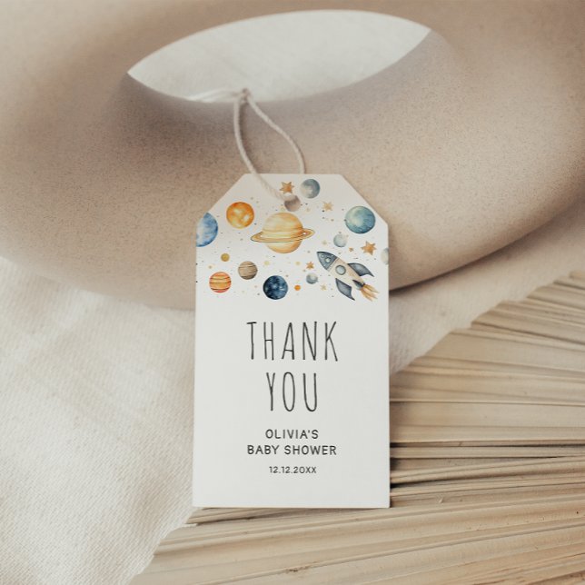 Étiquettes-cadeau Balise cadeau pour le petit astronaute spatiale Ba (Créateur téléchargé)