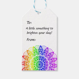 Étiquettes-cadeau balise cadeau Rainbow