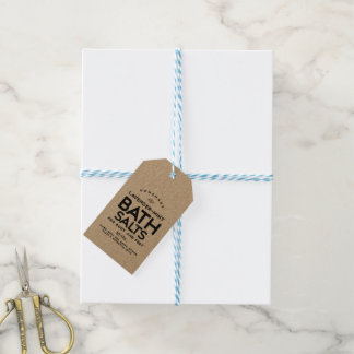 Étiquettes-cadeau Balise Cadeau Salt Bain