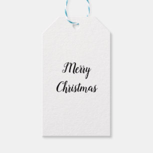 Étiquettes-cadeau Balise cadeau simple et élégante pour Noël