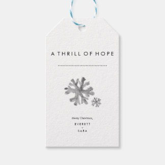 Étiquettes-cadeau Balise Cadeau Simple Thrill of Hope