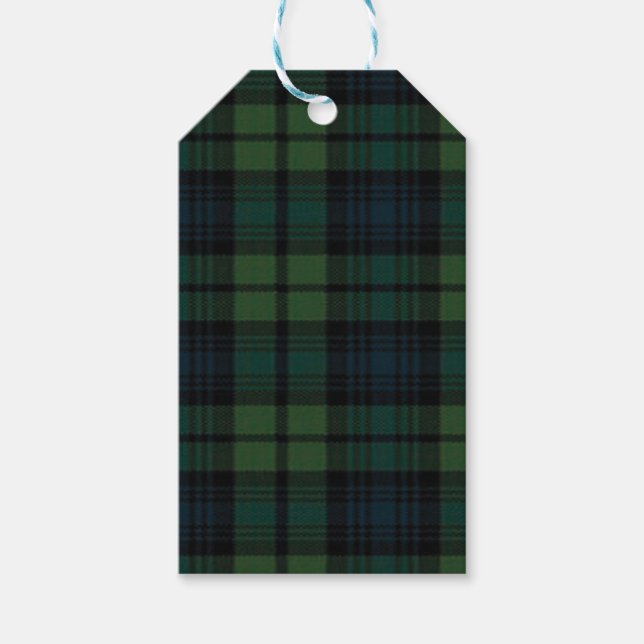Étiquettes-cadeau Balise cadeau Tartan Fabric (Devant)