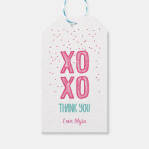 Étiquettes-cadeau Balise cadeau XOXO